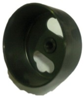 Kupplungsglocke Nouki, Diam Int 54MM, HÖHe 25MM, Anschluss M6 - 10 Streifen