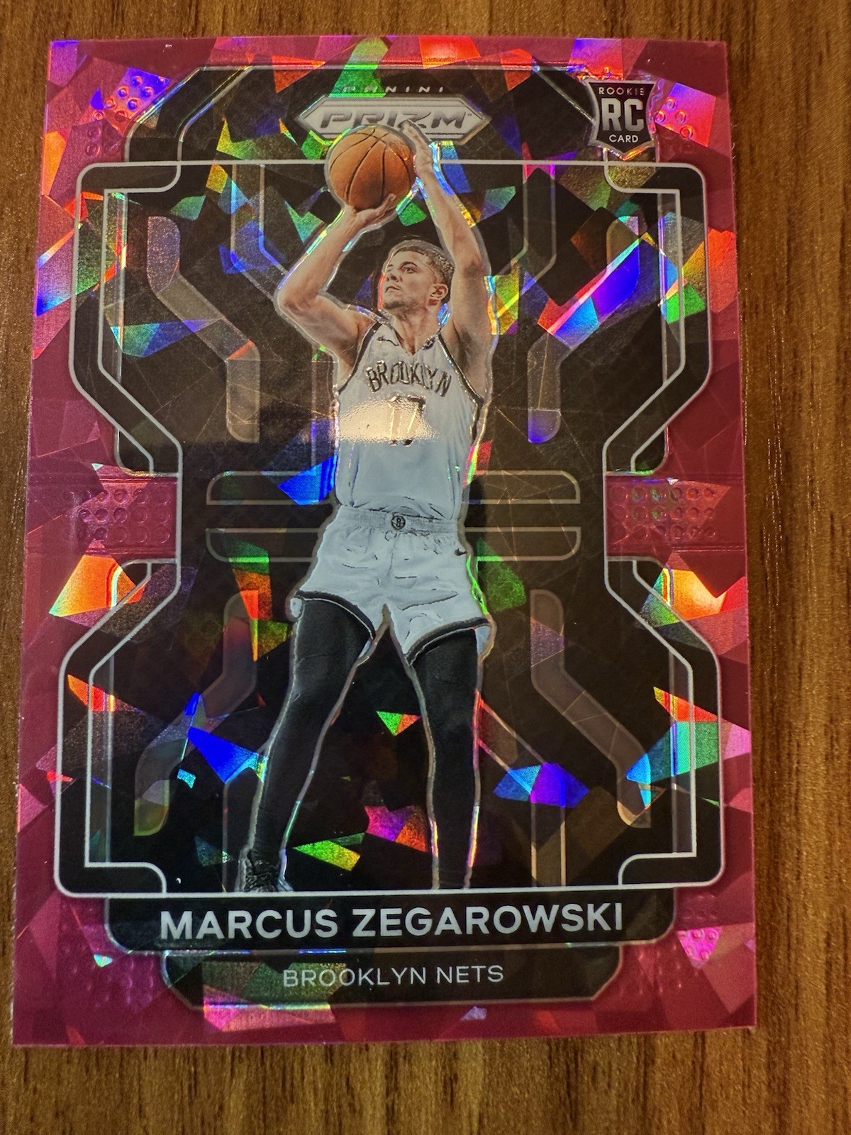 2021-22 Panini Prizm - Marcus Zegarowski #300 Pink Ice Prizm (RC)