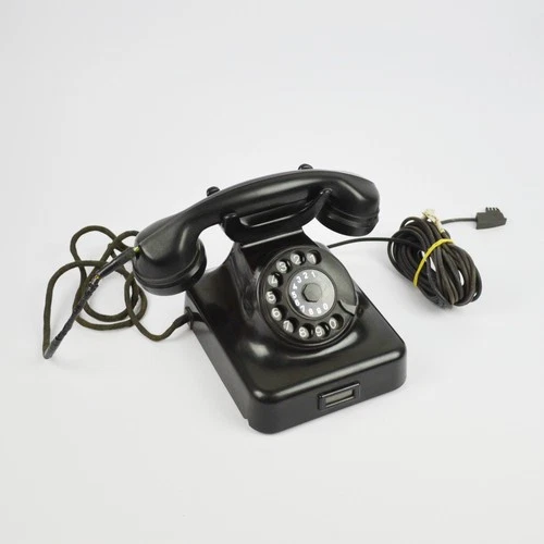 W48 oT - altes Telefon mit Wählscheibe - Vintage Telephone - 1960