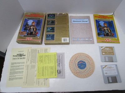 CURSE OF THE AZURE BONDS FOR COMMODORE AMIGA GAME BY SSI TESTED & WORKING  ️