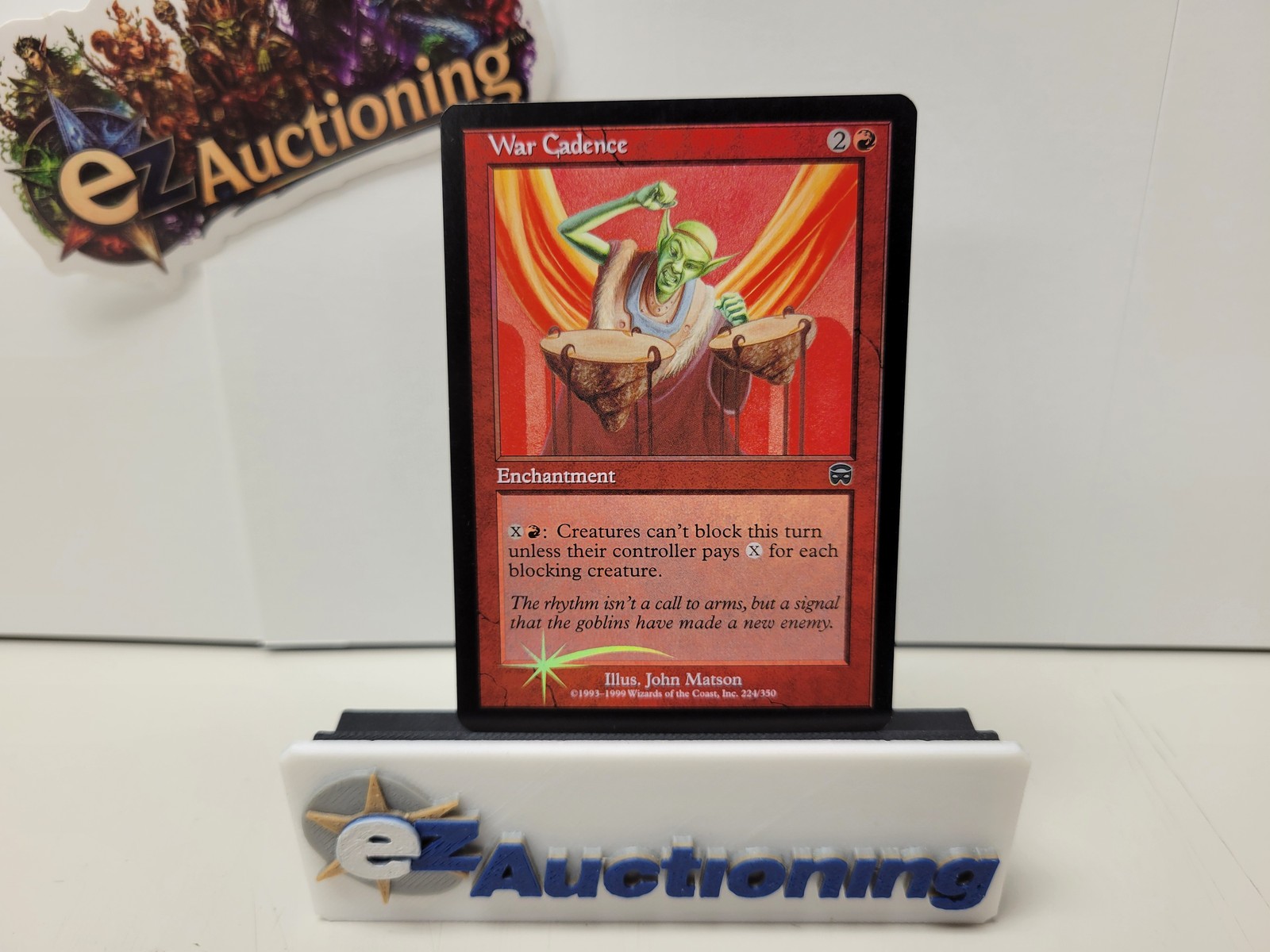 Magic the Gathering MTG - War Cadence MMQ #224 Foil