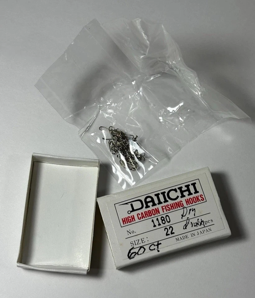 Daiichi 1180 -Fly Tying Hooks- Size 22 60ct Box Fish Hook - Image 2 of 3
