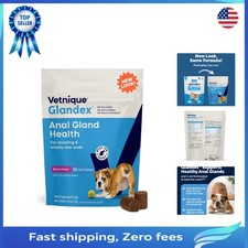 30 Count Bacon Flavored Glandex Chews for Dog Digestive Health  Anal Gland Care