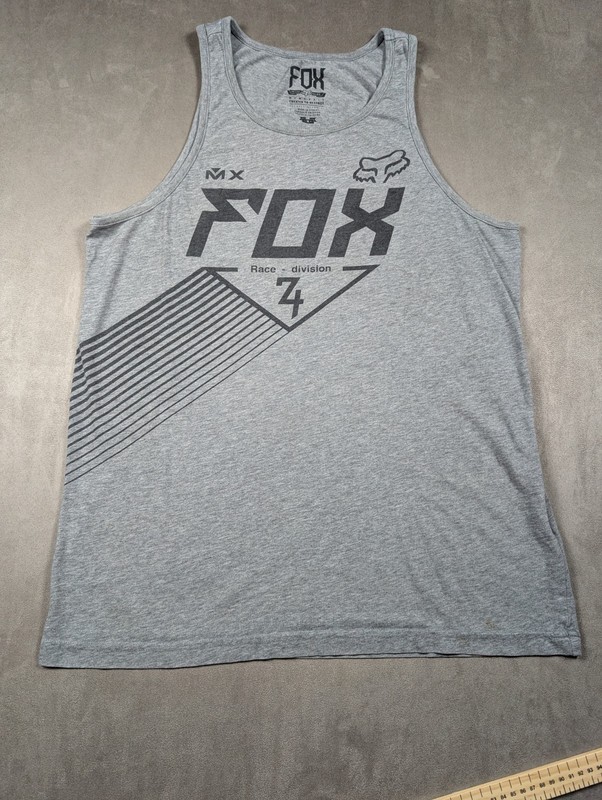 Fox Racing Skant Tank Top, Mens Sleeveless Top, Moto Inspired Size Medium