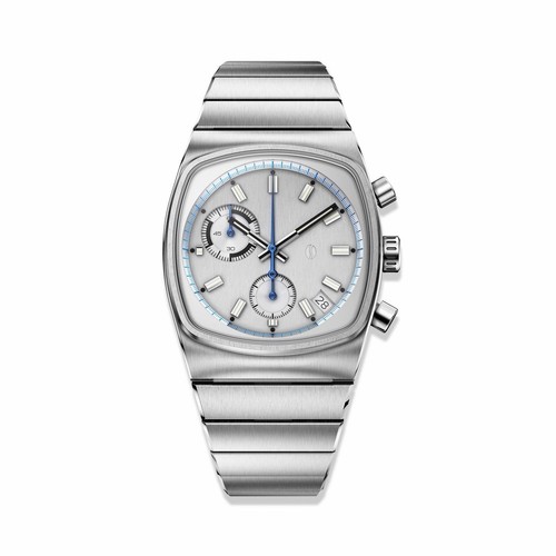 BREW METRIC HYBRID CHRONO STAINLESS STEEL WATCH WATER RESIST 50M ( NEW OTHER )