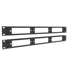 2 Pack of 1U 19 inches Blank Fiber Patch Panel for 3 LGX Panels