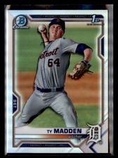 2021 Bowman Draft #BDC-152 Ty Madden Chrome Refractor