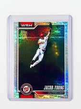 JACOB YOUNG  NATIONALS  HOLO FOIL  INVESTMENT CARD  SSP  MVP  #210