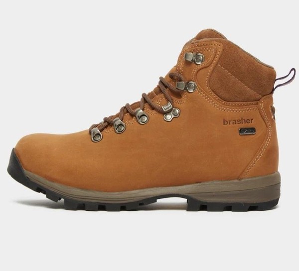 Women Brasher Boots Beige Suede 36.5