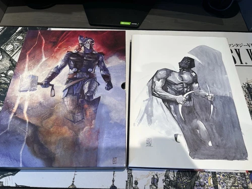 The Marvel Art of Alex Maleev Hardcover – 2023 Signed Kickstarter Ex Edition