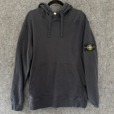 Stone Island 801564151 Logo Patch Hoodie Navy...