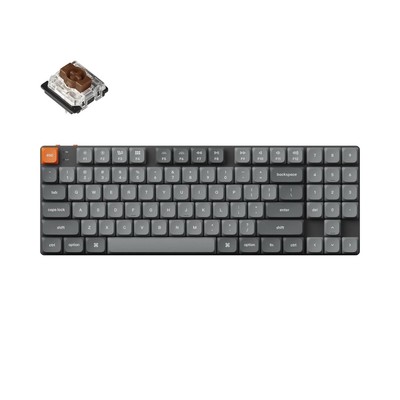 Keychron K13 Max Kabellose Mechanische Tastatur, QWERTY US, K13M-A3, Brown