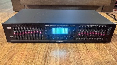 BSR EQ-3000 Stereo Graphic Equalizer Spectrum Analyzer,  Working