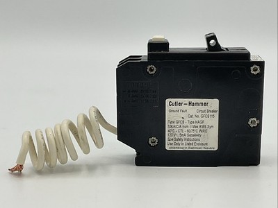 Cutler-Hammer GFCB115 15A 120V Circuit Breaker With Neutral Tails