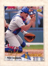 1993 Upper Deck  Peter Gammons Inside the Numbers #468 Ivan Rodriguez  NM