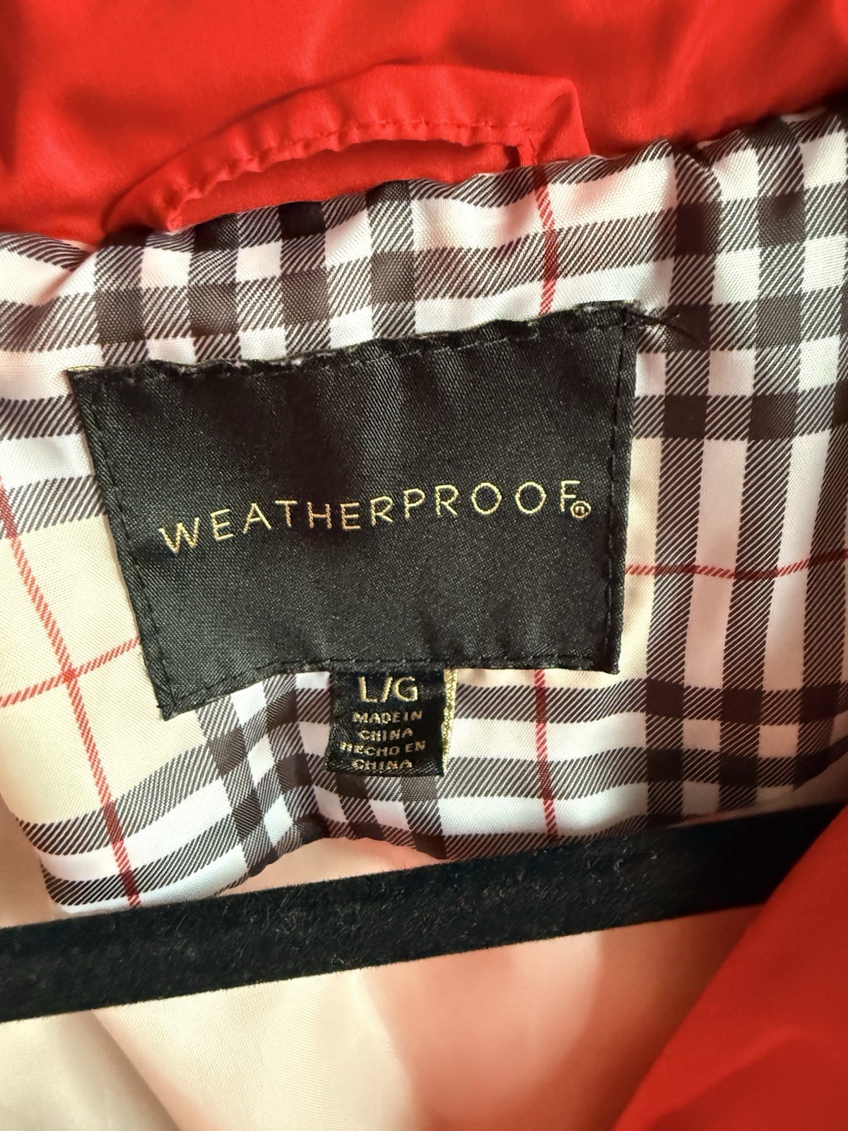 Weatherproof Red Quilted Collared Button Jacket w… - image 3