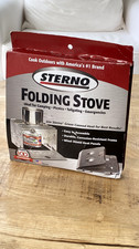 STERNO Single-Burner Folding Stove For Camping, Picnics, Tailgating NEW L2