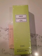 DHC Deep Cleansing Oil Face Cleanser 6.7 fl oz/200 ml Plus DHC Lip Cream