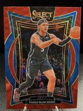 2024-25 Panini Select #35 Paolo Banchero Red Wave Prizm Orlando Magic