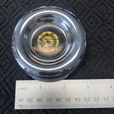 Tru True Spoke Hologram Wire Wheel Center Cap Hub Cover Chrome Metal 3.50 Od J
