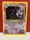 Pokémon TCG Sabrina's Gengar Holo Rare Card 14/132 Gym Heroes