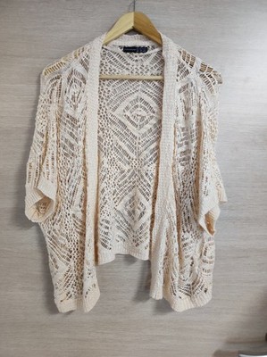 Häkeljacke Gr. L, 44/46 Rose-beige 