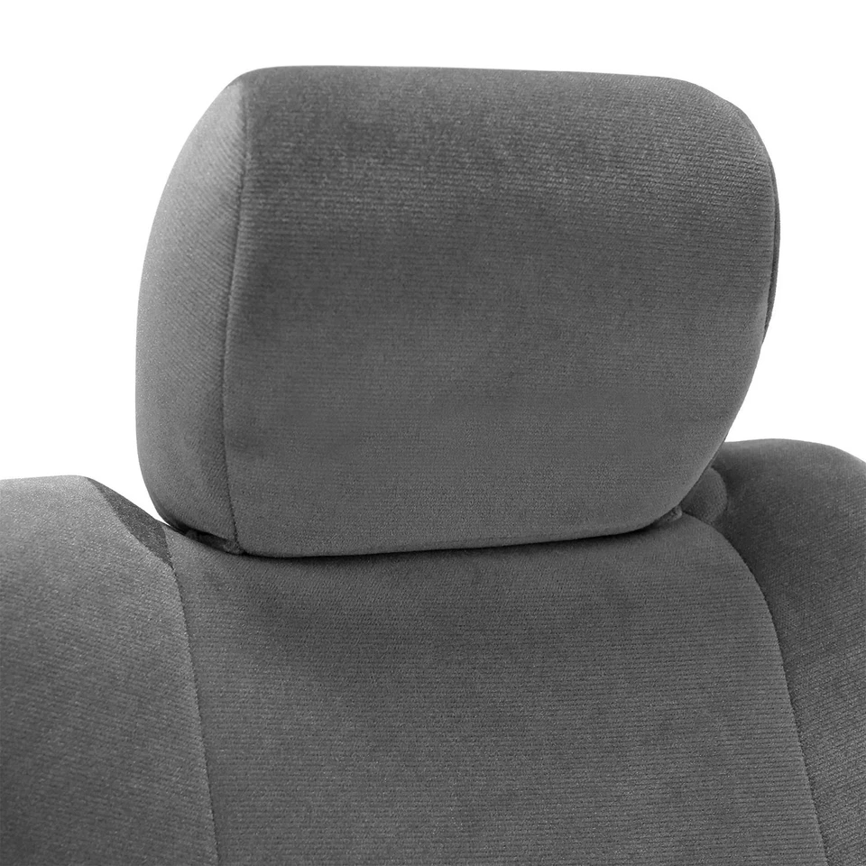 For Isuzu Hombre 98-00 Coverking Velour 1st Row Gray Custom Seat Covers - Image 2 of 4