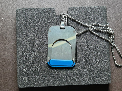 LES FINES LAMES Double Blade Cigar Cutter LE TAG - T135 BLUE Made In France