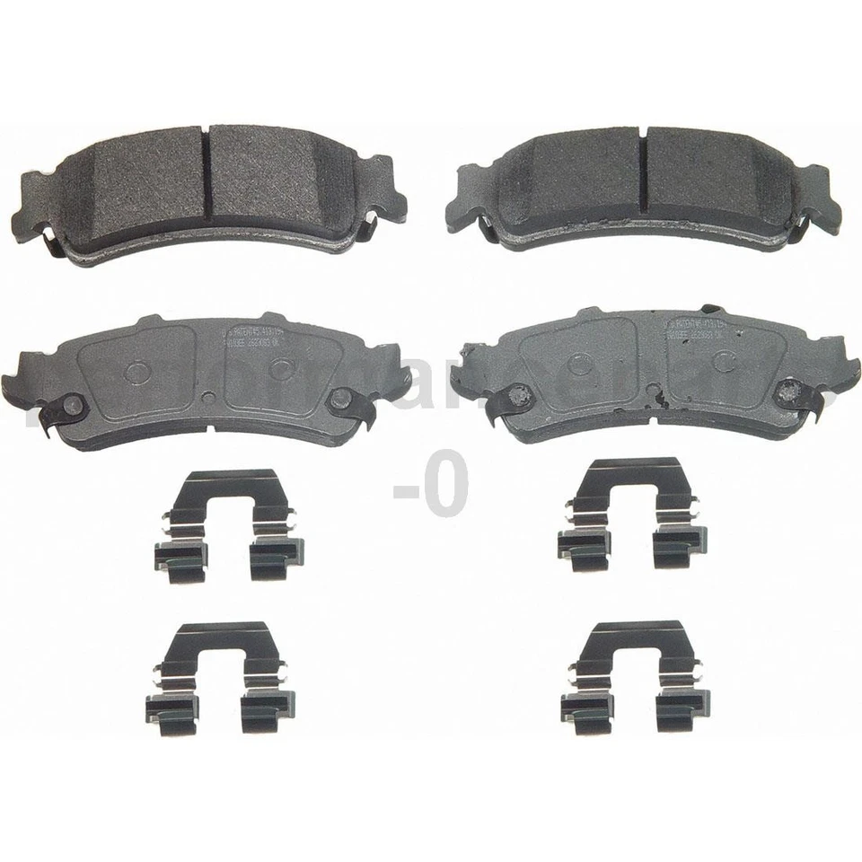 Juego de pastillas de freno de disco trasero rotor de freno de disco para Chevrolet Silverado 1500 2003-2007 Foto 3 de 4