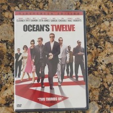 Warner Bros. Ocean's Twelve DVD George Clooney Brad Pitt Widescreen Edition