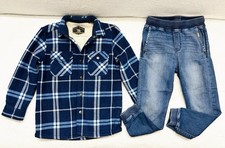 Freedom Foundry Youth Boy's Jacket Jeans 7/8 Years Super Plush Flannel
