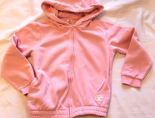 Girls Baby Pink  Full-Zip Fleece Hoodie Jacket age 8-9 yrs 134 cm Zipper