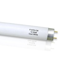 4Pack F14T8/CW 14W 15 Inch T8 4100K Linear Fluorescent Light Bulb,14 Watts, G...