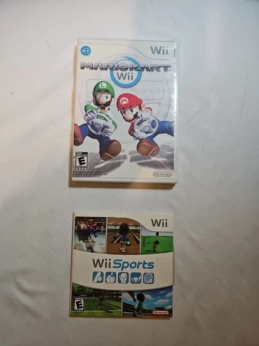Mario Kart Wii & Wii Sports Both CIB. Tested & Working