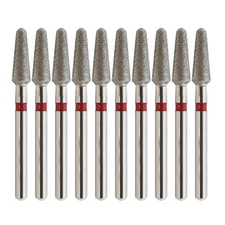 Multi-Use Dental Diamonds Round End Taper Burs 856/024F Fine Grit Friction Grip