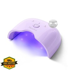 MelodySusie Mini Cordless UV Nail Lamp Purple