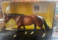 Breyer horse Zips Chocolate Chip # 1197 Limited Edition Zippo Pine Bar  With Box