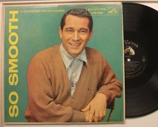 Perry Como Lp So Smooth On Rca Victor - Vg++/ Vg++