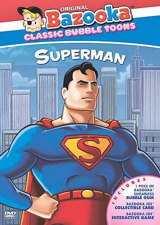 Superman (DVD, Classic Cartoons 1940's) "Original Bazooka Classic Bubble Toons"