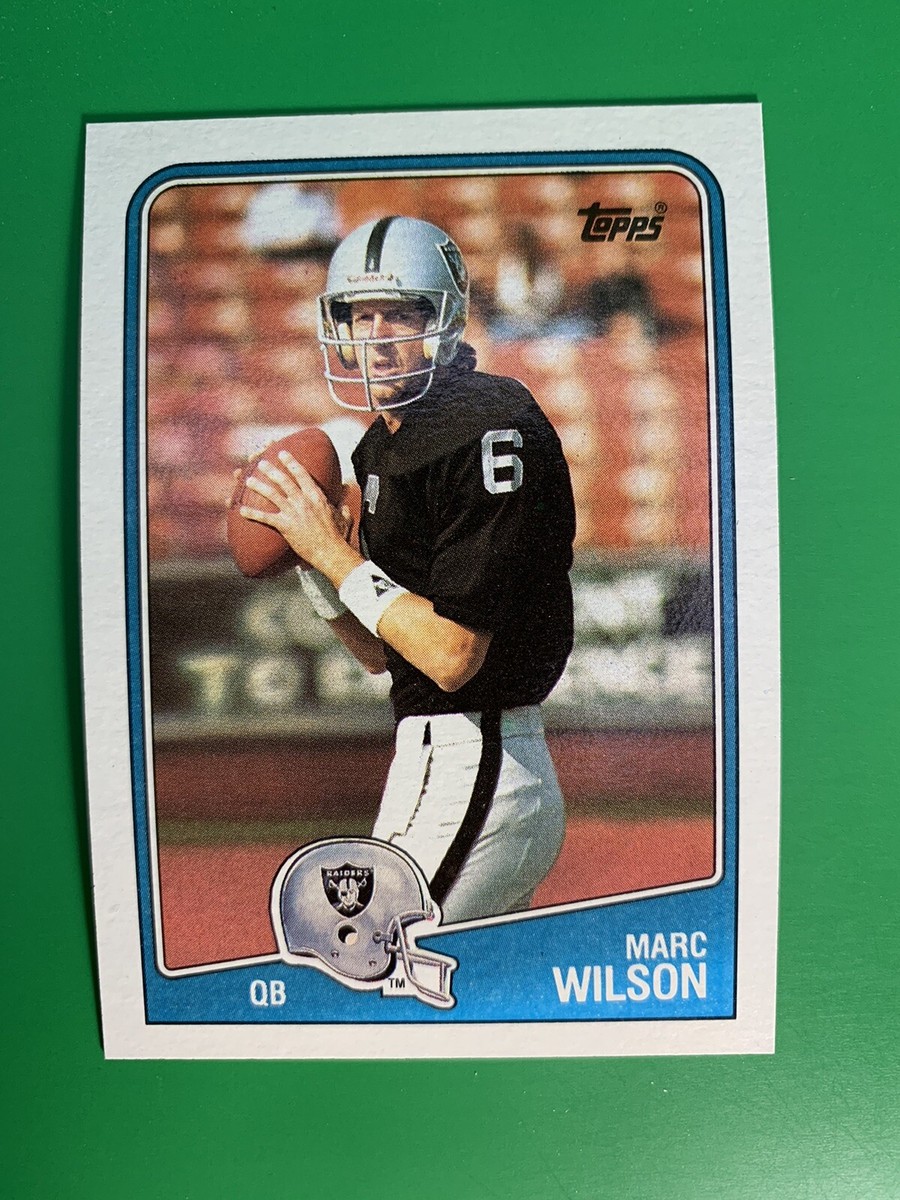 1988 Topps Marc Wilson #326 Los Angeles Raiders | eBay