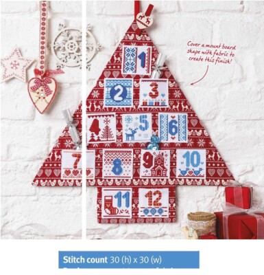 SCANDI SEASON ADVENT  CROSS STITCH PATTERN ONLY    EK - RWV