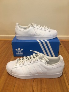 mens white superstars