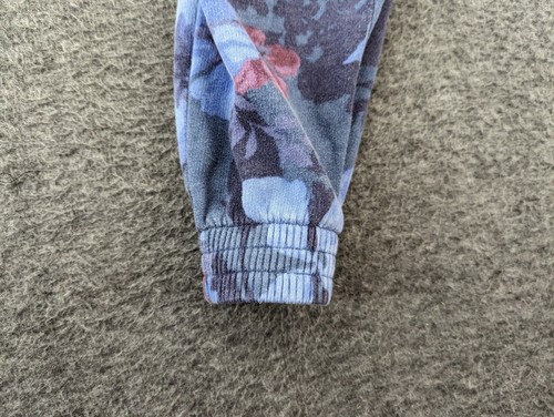 Pink Pants Womens Small Blue Floral Sweat Pants - Picture 4 of 11