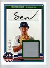 2023 USA Stars & Stripes Signature Materials #SM-SN Sebastian Norman 25/200