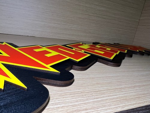 BIG SIZE - NEO GEO LAND Wooden Logo Poster - Wall Display Aes mvs cd - Picture 5 of 13