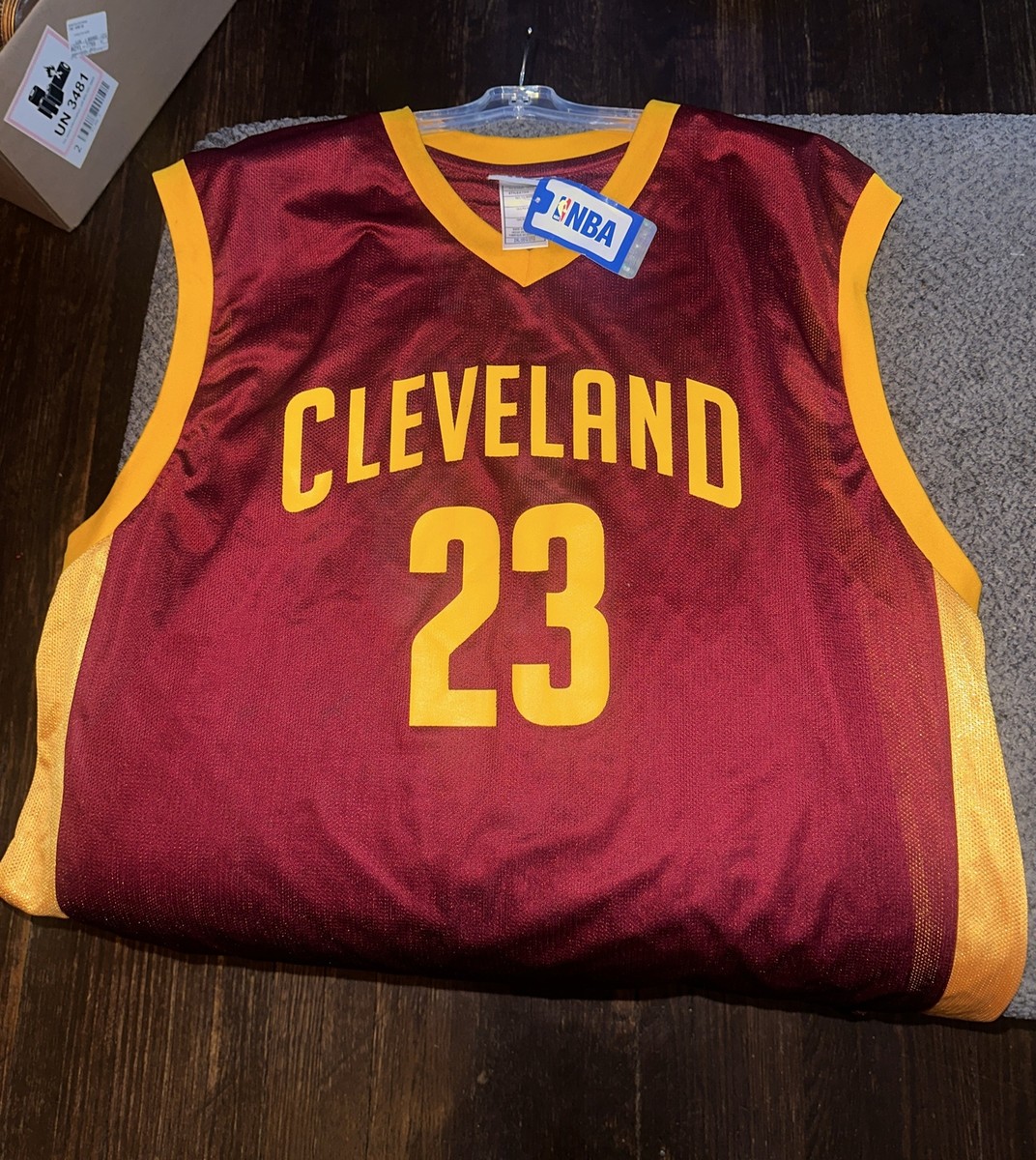 Lebron James #23 Cleveland Cavaliers Maroon Gold Swingman