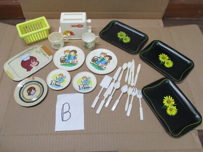 Chilton Toys Lot B Tea Party Set Betty Crocker Toaster Fun Pretend Play  Dishes