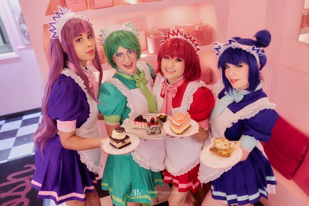 Tokyo Mew Mew Ichigo Momomiya WITH WIG Waitress Maid Uniform HAND MADE USA View 6