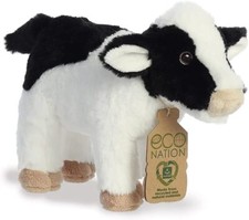 Eco Nation Kuh Auroa World Stofftier Plüschtier 35026 Plüschtier Stofftier