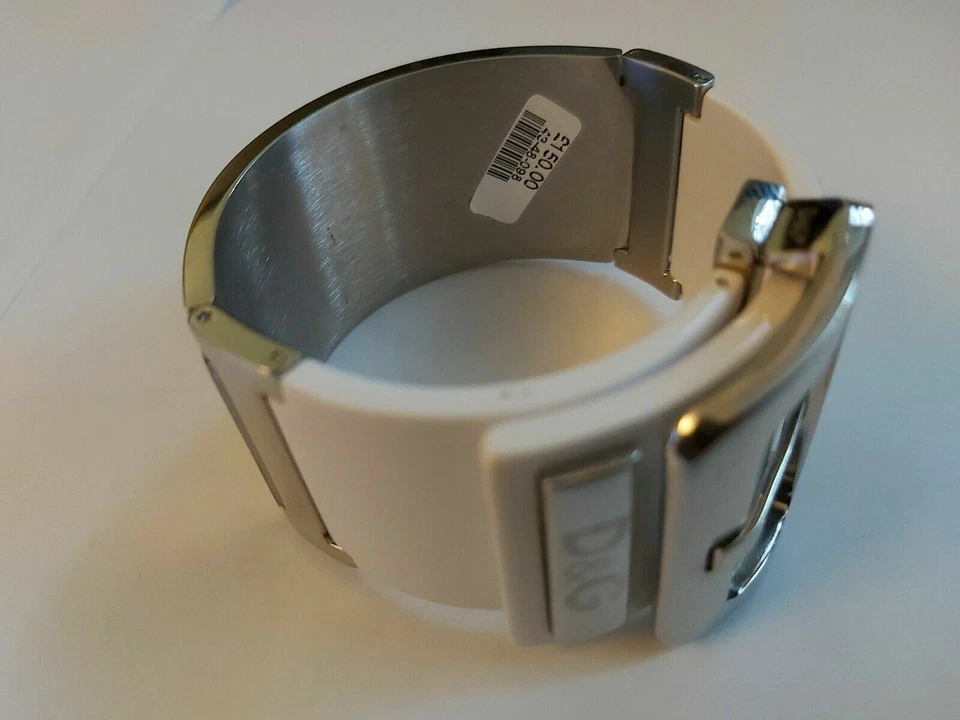 Brazalete cerca de plástico/SS con logotipo en bucle DJ0647 de joyas Dolce & Gabbana D&G Foto 2 de 4